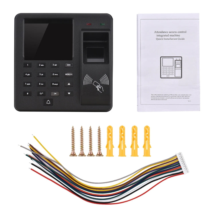 M10 Smart ID Card Recognition Fingerprint Access Control All-in-one Attendance Machine(English Version)