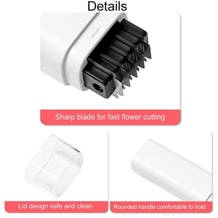 Squid Cutting Wheat Knife Tool Stretchable And Adjustable Kitchen Blade Puller(White)