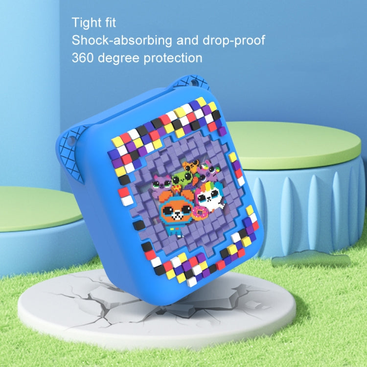 For Bitzee Pet Machine Silicone Case(Blue)