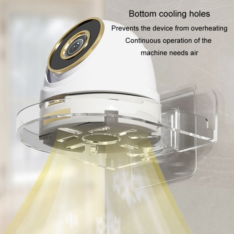 Traceless Wall Mounted Camera Bracket Home No-Punch Surveillance Rack Router Shelf(White)