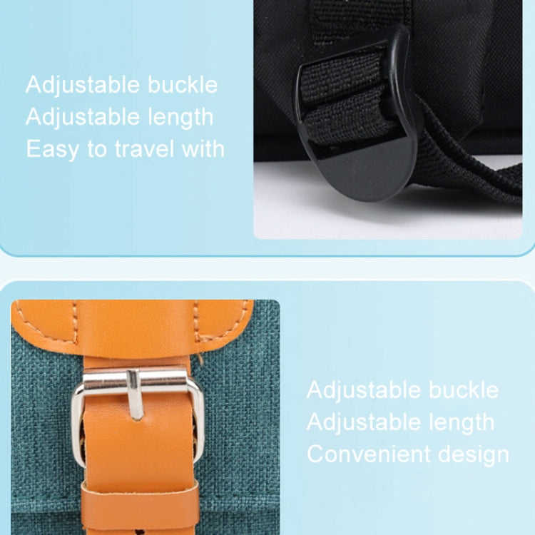 Outdoor Portable Shoulder Pet Backpack Handheld Foldable Breathable Cat Bag(Style 6 Orange)