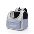 Breathable Cat Backpack Foldable Outdoor Portable Pet Bag(Model 2 Blue)