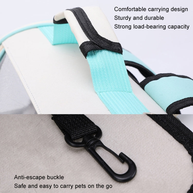 Breathable Cat Backpack Foldable Outdoor Portable Pet Bag(Model 2 Pink)