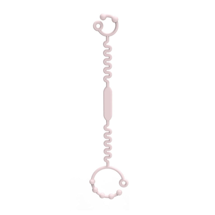 Multifunctional Silicone Bottle Loss Prevention Chain Mug Nipple Clip Fixing Cord(Pink)