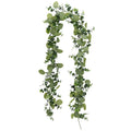 180cm Simulation Greenery Eucalyptus Ivy Leaf Rattan Hanging Fake Flower Decoration Rattan, Style: F Model