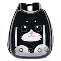 Cartoon Pattern Cat Transparent Pet Bag Space Capsule Portable Pet Backpack, Color: Black