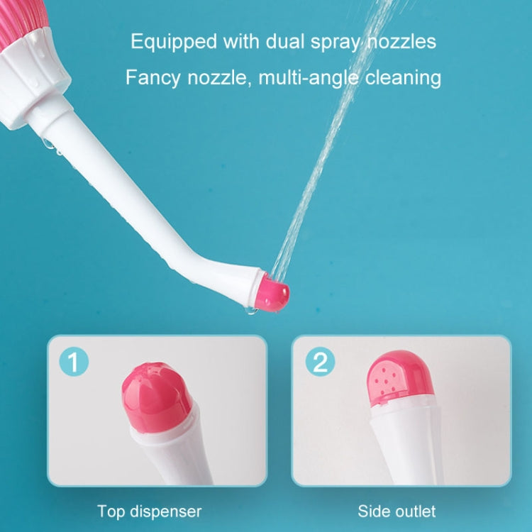500ml Portable Feminine Washing Instrument Handheld Sanitary Wash Bottle For Pregnant Women, Model: With Valve Green
