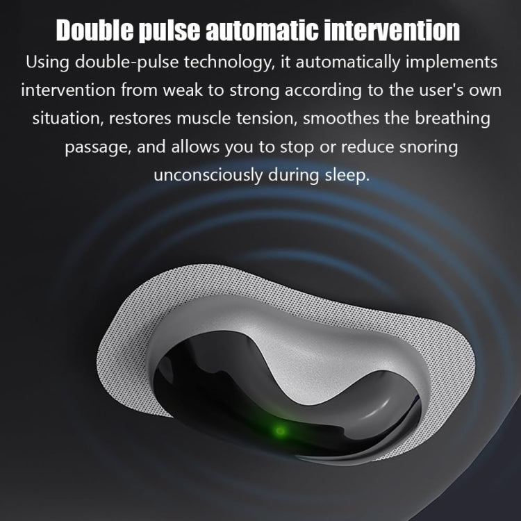 QC1003 TENS+EMA Mini Smart Magnetic Charging Anti-snoring Device(Grey)