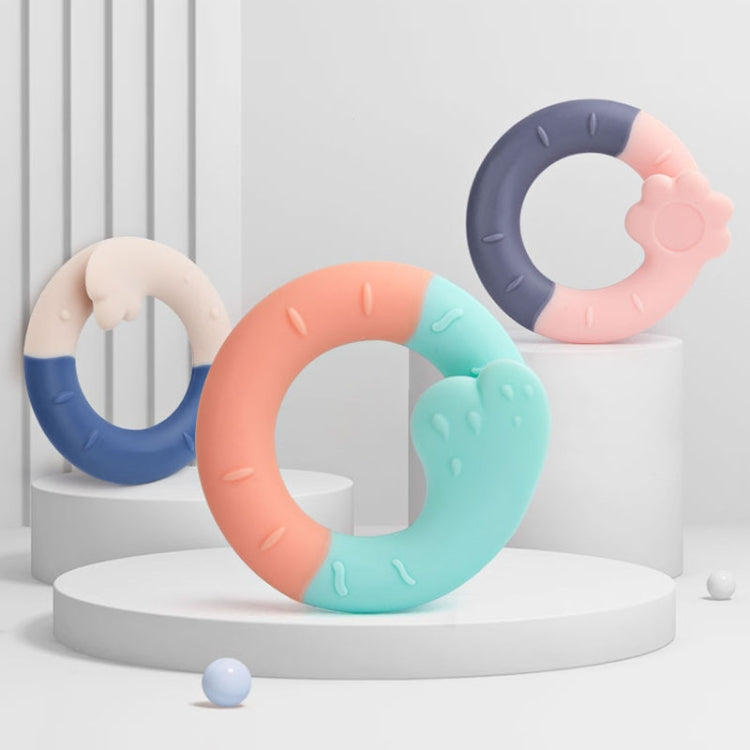 Wave Anti-Feeding Childrens Teether Baby Teething Teether Silicone Toys, Model: Wave
