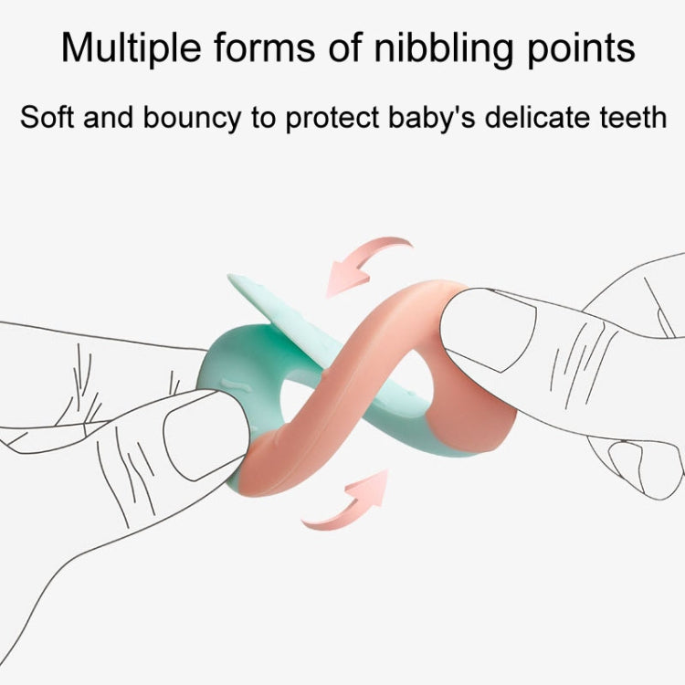 Wave Anti-Feeding Childrens Teether Baby Teething Teether Silicone Toys, Model: Wave