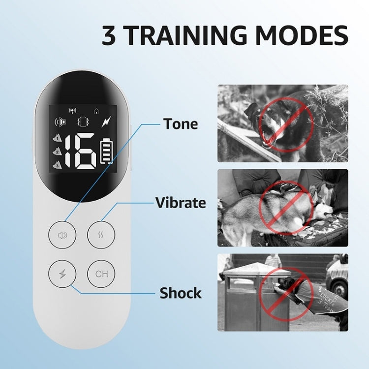 Pet Dog Training Anti-barking Collar Smart Remote Control(Random Color Delivery)