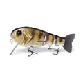 With Tongue Plate 3 Section Bionic Fish Lua Sea Fishing Freshwater Universal Floating Fake Bait(LK088-03)