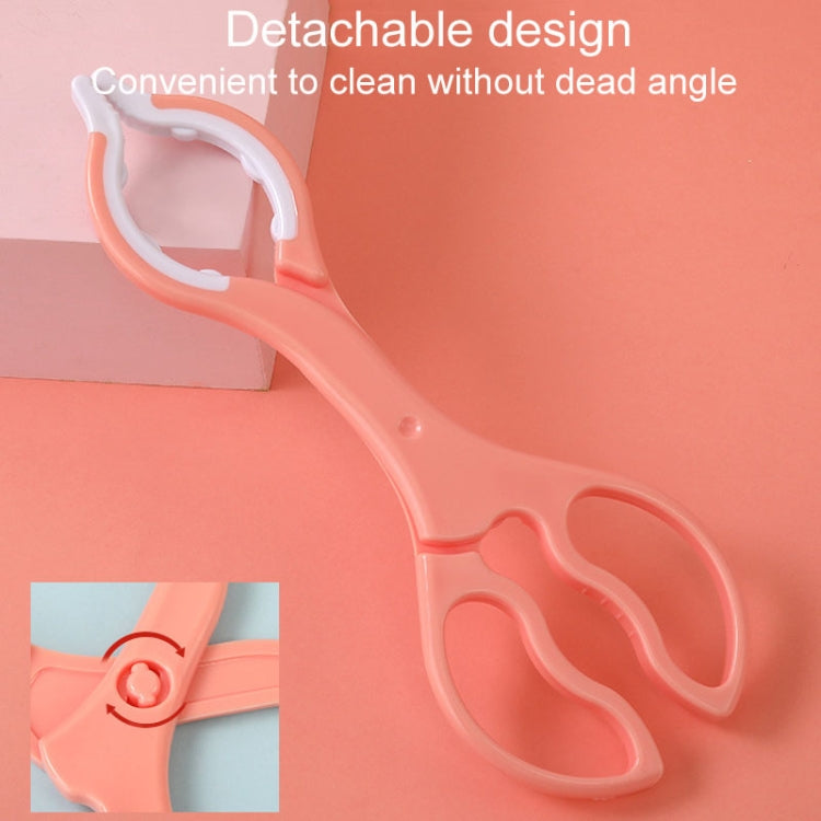 Multifunctional Heat Resistant Bottle Clip Baby Anti-Slip Removable Pacifier Clamp(Blue)