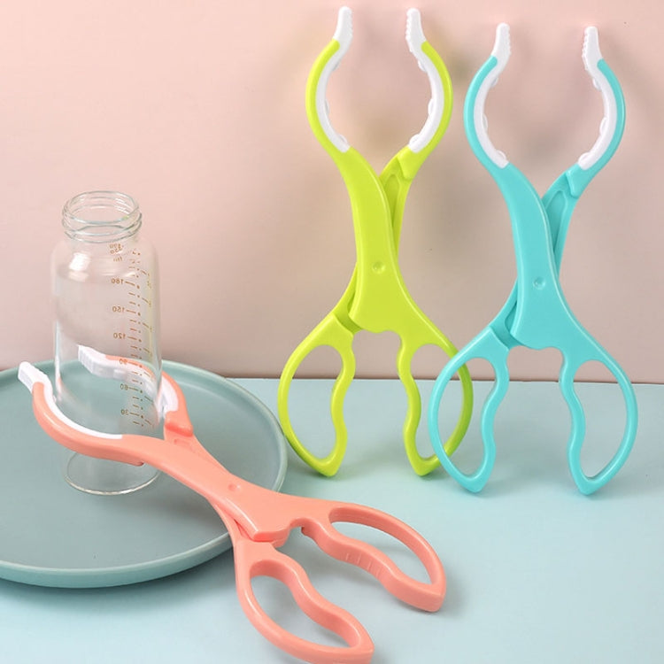 Multifunctional Heat Resistant Bottle Clip Baby Anti-Slip Removable Pacifier Clamp(Green)