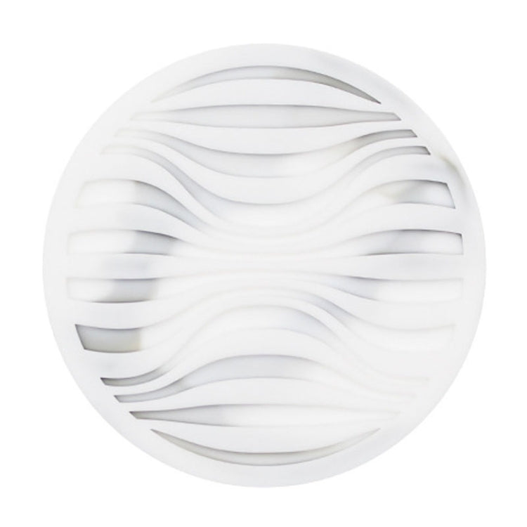 10x0.5cm Round Silicone Coaster Non-Slip Wave Mug Heat Insulation Cushion Drainage Coffee And Tea Coaster, Color: Marble Color
