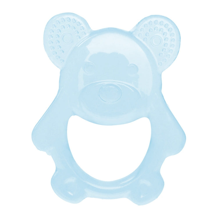 Baby Teething Stick Toys Childrens Silicone Bear Bites With Storage Box(Blue)