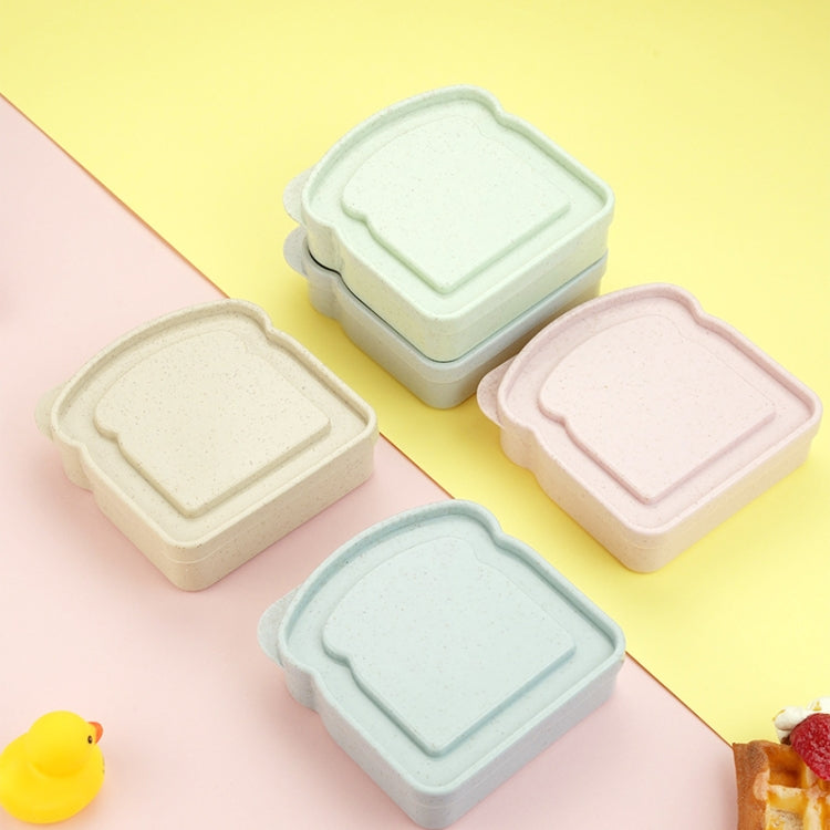 Home Toast Sandwich Storage Box Outdoor Portable Plastic Preservation Box(Blue)