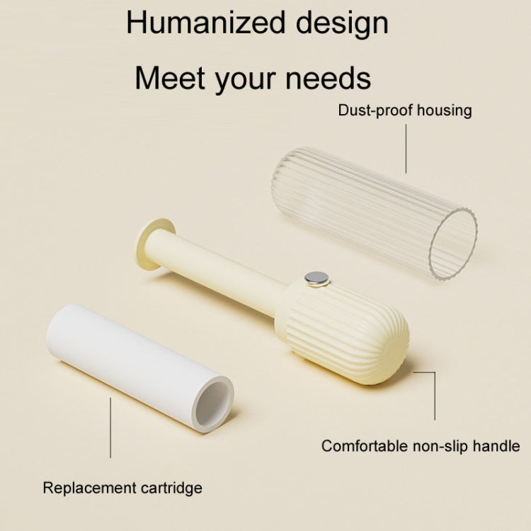 Portable Replaceable Clothing Hair Sticker Household And Pet Hair Removal Tool(Yellow)