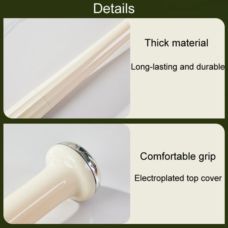 Fruit Pressing And Mashing Hammer Tool Bar Bartenders Plastic Ice Chopper(Milky White)