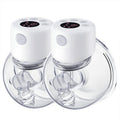 S12 LCD Screen Smart Large Capacity Portable Wearable Silent Electric Breast Pump, Color: Bilateral