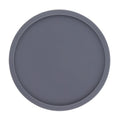 10cm Simple Round Thickened Silicone Coaster Anti-Slip Heat Insulation Anti-Scald Tea Cup Table Mat, Color: Classic Gray