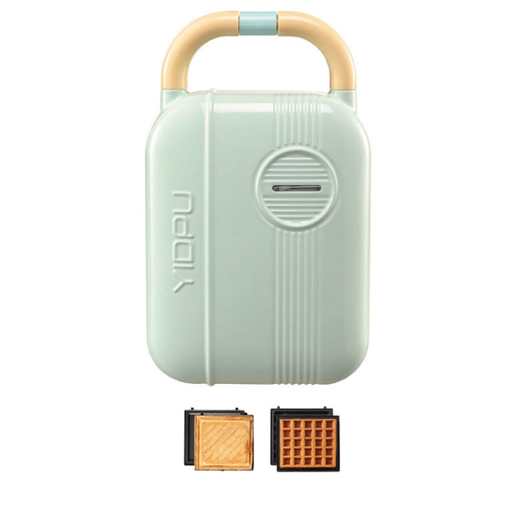 3 In 1 YIDPU Multifunctional Family Breakfast Maker Light Diet Sandwich Waffle Baker, CN Plug(Green)
