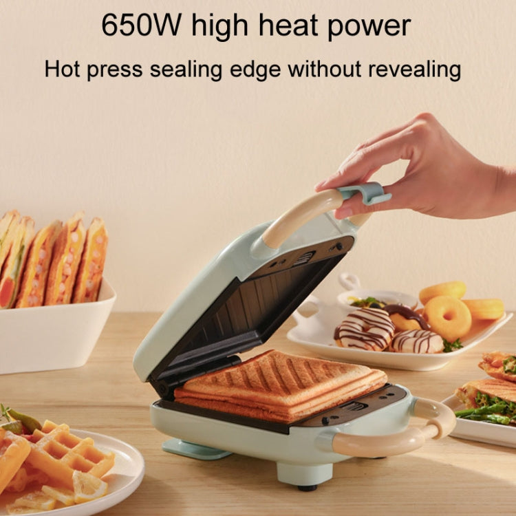6 In 1 YIDPU Multifunctional Family Breakfast Maker Light Diet Sandwich Waffle Baker, CN Plug(Green)