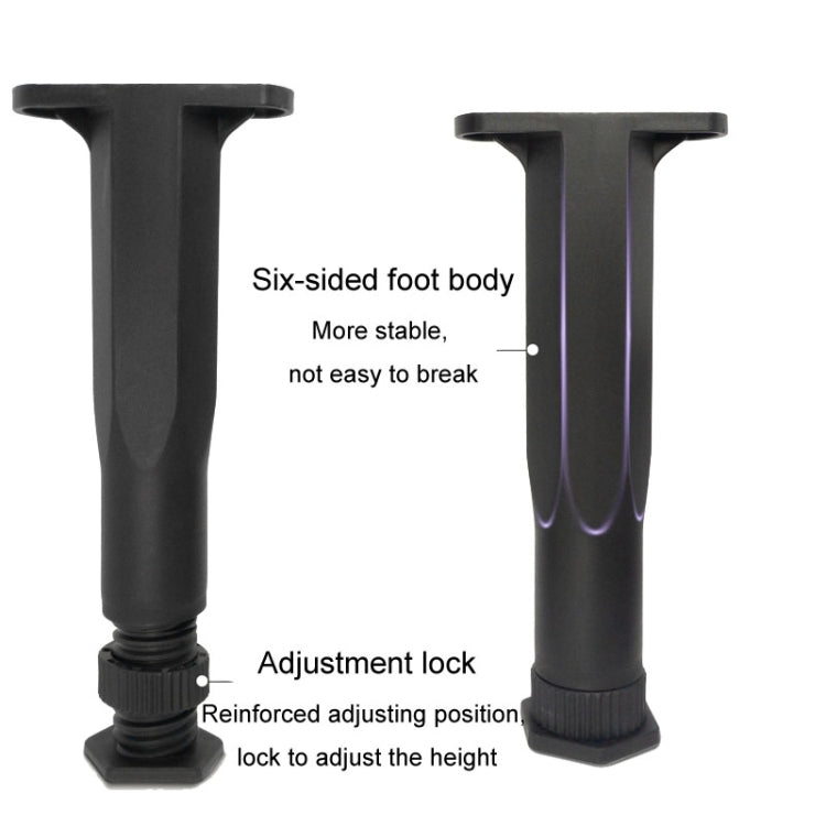18-34cm Adjustable Underbed Beam Support Holder Retractable Furniture Booster Bracket