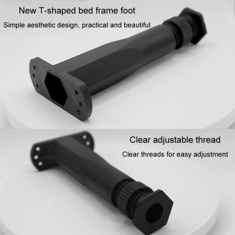 18-34cm Adjustable Underbed Beam Support Holder Retractable Furniture Booster Bracket