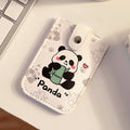 Pull-out Multi-card Slot ID Card Holder  Large Capacity Cartoon Card Bag, Color: Panda