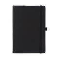 A5 Business Office Strap Notebook Students Diary Recording Notes(Black)