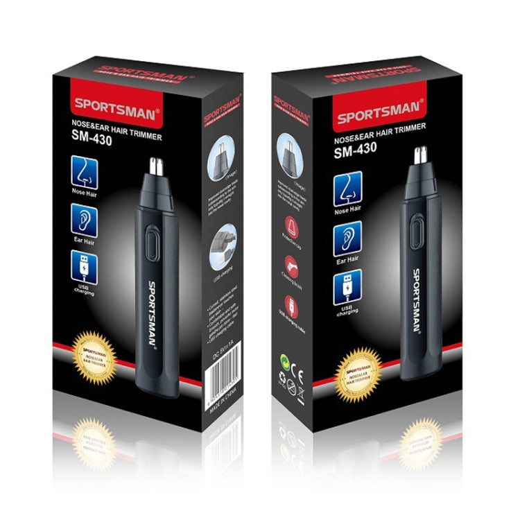 SPORTSMAN Men Electric Nose Hair Cutter, Size: Dry Battery(Black)
