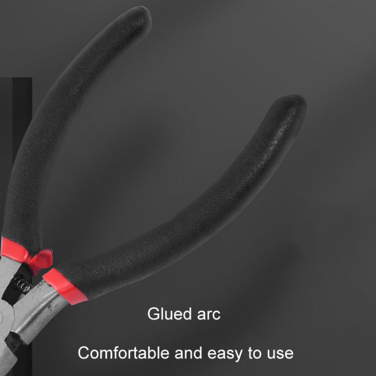 4.5 Inch Industrial Grade Mini Wire Pliers Portable Handmade Pliers With Plasticized Handle(Diagonal Mouth Plier)