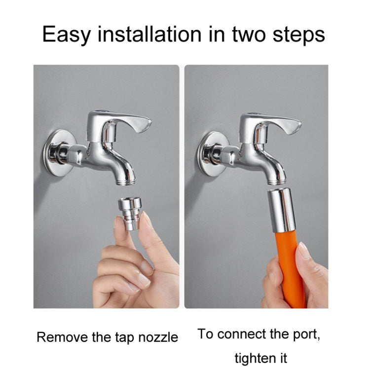 Faucet Splash-proof Universal Bending Shaping Extension Tube, Length: 50cm