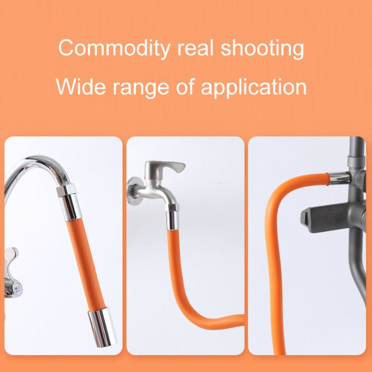 Faucet Splash-proof Universal Bending Shaping Extension Tube, Length: 50cm