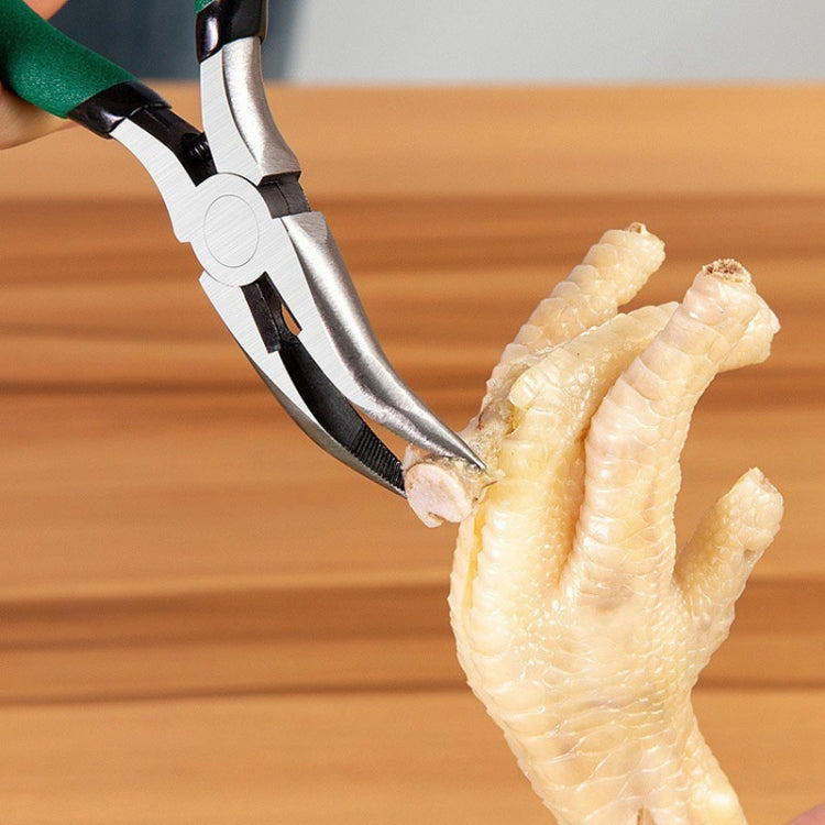 Chicken Claw Boning Tool Boning Knife Chicken Feet Bone Removal Pliers, Color: Green