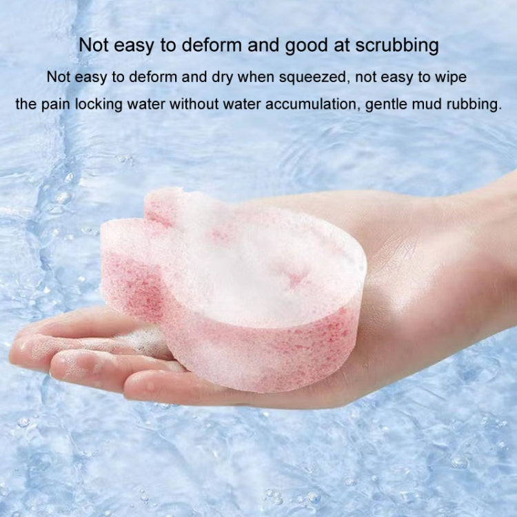 Baby Bathing Wood Pulp Sponge Cute Cartoon Soft Bath Sponge Bath Scrubber, Model: Duck