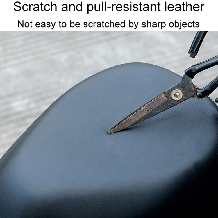 Electronic Bicycle Thickened Leather Heat Insulation Waterproof Universal Seat Cushion Covers, For: Front Seat