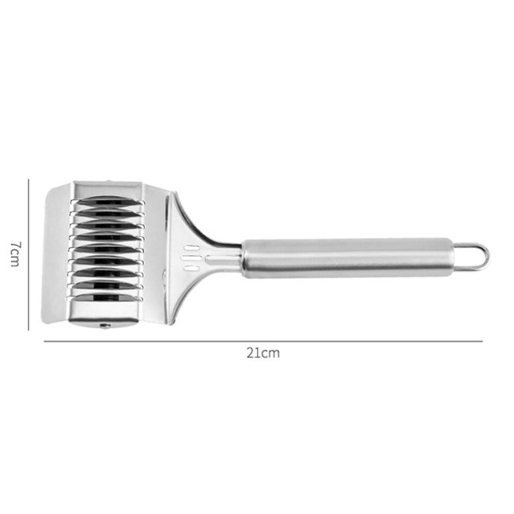 Stainless Steel Roller Noodle Cutter Kitchen Vegetable Onion And Garlic Chopping Tools, Model: SJ-13