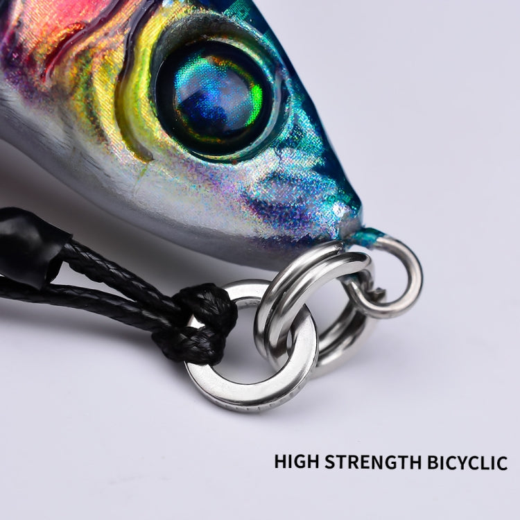 PROBEROS  LF136 Fishing Lure 3D Spray Painted Imitation Bait Long Casting Freshwater Fishing Warbler Bass Leader Lure, Size: 40g(Color I)