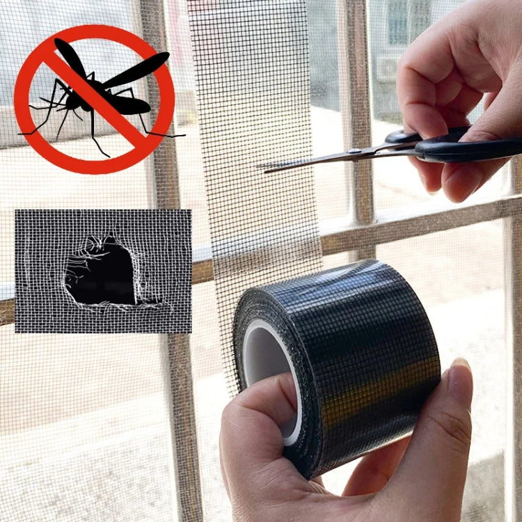 5cm x 5m Door Curtain Mosquito Net Screen Window Anti-Mosquito Repair Subsidy(White)