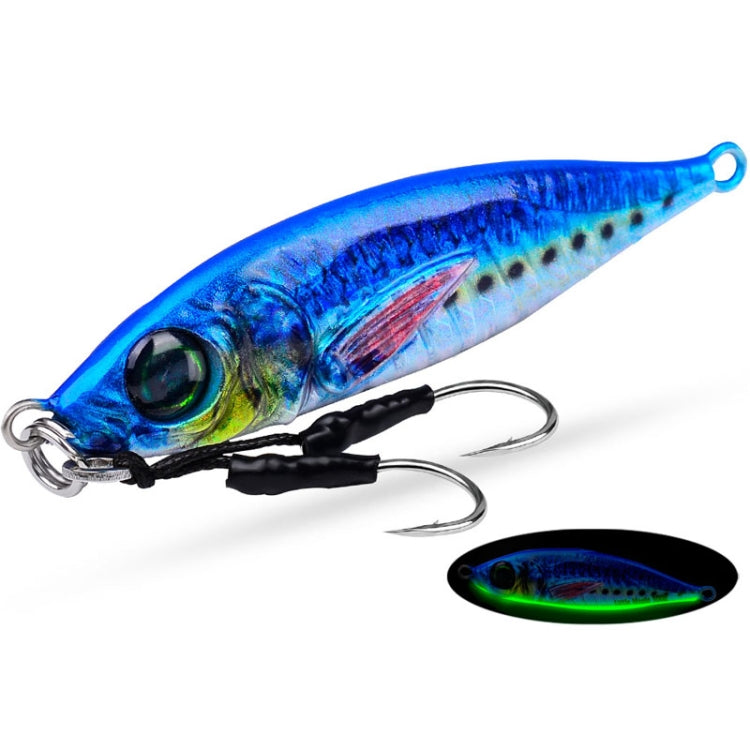 PROBEROS LF137 3D Spray Painted Bionic Lure Warp Bass Leader Fish Long Casting Freshwater Sea Luminous Fishing Bait, Size: 180g(Color C)