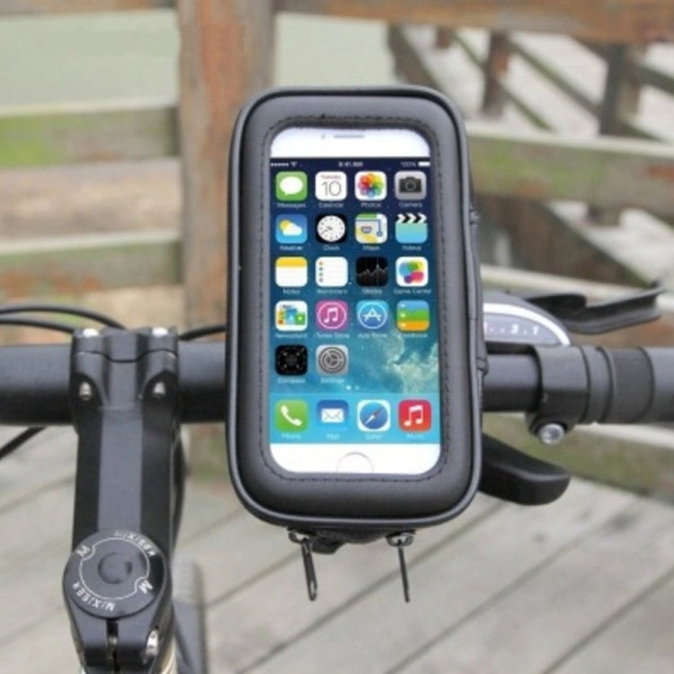 Extra Large 6.3 inch Bicycle Universal Waterproof Bag Mountain Bike Cell Phone Navigation Holder
