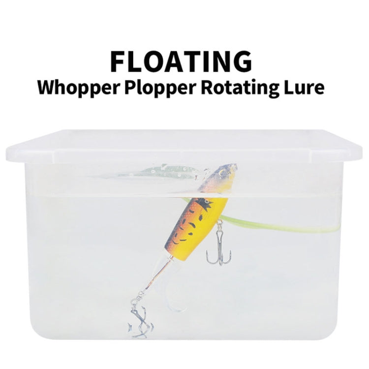 PROBEROS DW601 360 Degree Rotating Propeller Lures Topwater Tethered Tractor Floating Fake Fish Bait, Size: 11.5cm/16.5g(Color C)