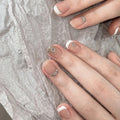 24pcs/box Handmade Nail Glitter Nail Jelly Glue Finished Patch, Color: BY76(Wear Tool Bag)