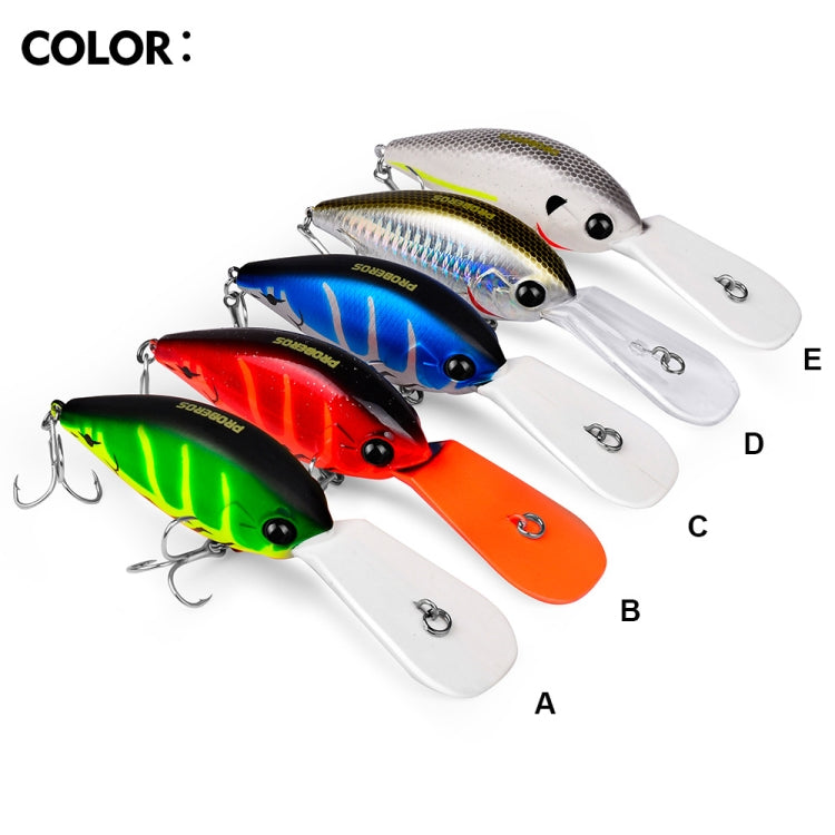 PROBEROS DW574 Bait Floating Rock Plastic Lure Small Fatty Fish Fake Bait Fishing Tackle, Size: 12.5cm/24.5g(Color C)