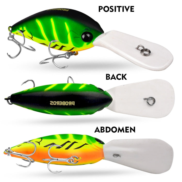 PROBEROS DW574 Bait Floating Rock Plastic Lure Small Fatty Fish Fake Bait Fishing Tackle, Size: 12.5cm/24.5g(Color A)