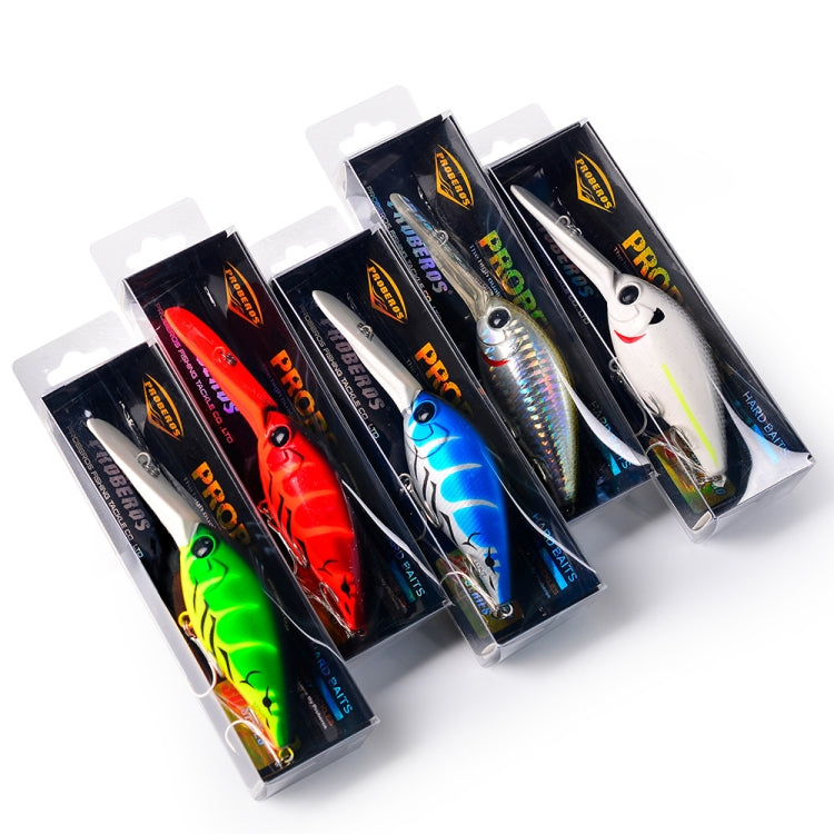PROBEROS DW574 Bait Floating Rock Plastic Lure Small Fatty Fish Fake Bait Fishing Tackle, Size: 12.5cm/24.5g(Color A)