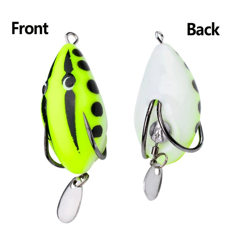PROBEROS FR038 Simulation Thunderfrog Lure Fake Lure Blackfish Bait Converted Thunderfrog Soft Bait, Size: 5g/4cm(Color E)