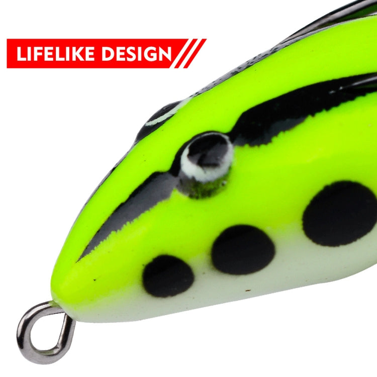 PROBEROS FR038 Simulation Thunderfrog Lure Fake Lure Blackfish Bait Converted Thunderfrog Soft Bait, Size: 5g/4cm(Color E)